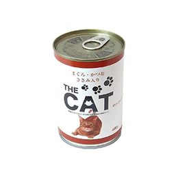 the CAT 猫缶(缶詰) まぐろ・かつお・ささみ入り 400g×24缶